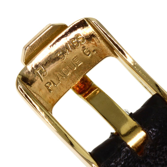 Chopard Watches Quartz 20/3926/12 K18YG, leather gold Happy diamond gold dial Women Used Authentic