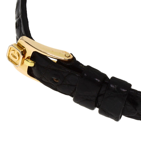 Chopard Watches Quartz 20/3926/12 K18YG, leather gold Happy diamond gold dial Women Used Authentic