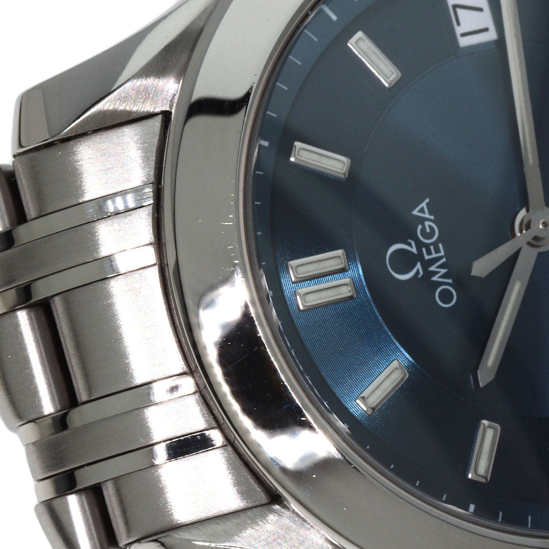 OMEGA Watches Mechanical Automatic 2501.82 Stainless Steel , Stainless Steel Silver Seamaster120m blue dial mens Used Authentic