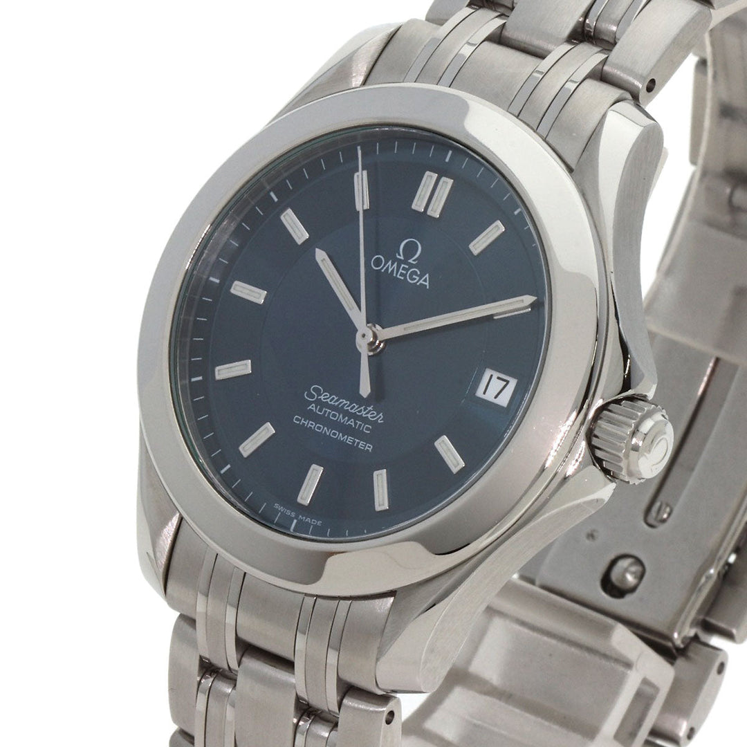 OMEGA Watches Mechanical Automatic 2501.82 Stainless Steel , Stainless Steel Silver Seamaster120m blue dial mens Used Authentic