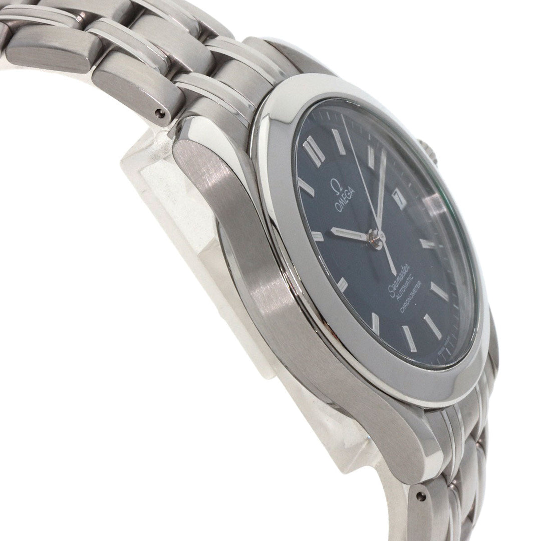 OMEGA Watches Mechanical Automatic 2501.82 Stainless Steel , Stainless Steel Silver Seamaster120m blue dial mens Used Authentic