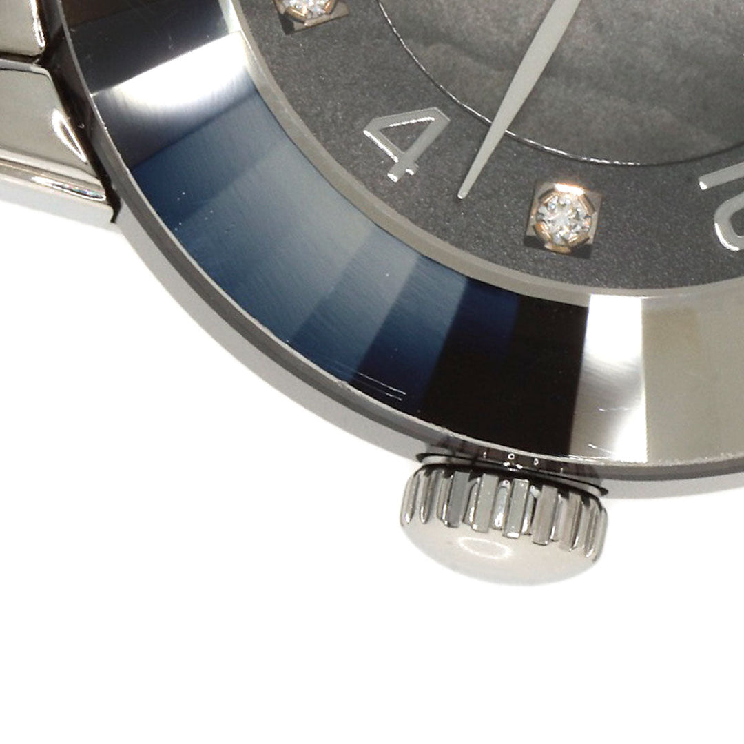 CENTURY Watches Quartz 648.7.S.N5B.12.SF Stainless Steel , Stainless Steel Silver Elegance Black shell dial Women Used Authentic