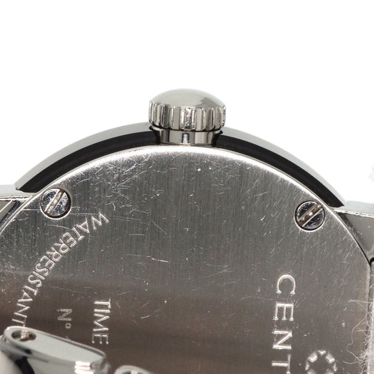 CENTURY Watches Quartz 648.7.S.N5B.12.SF Stainless Steel , Stainless Steel Silver Elegance Black shell dial Women Used Authentic
