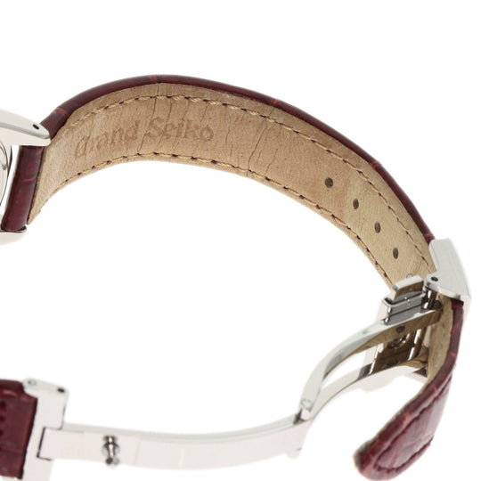 SEIKO Watches Quartz STGF295 4J52-0AB0 Stainless Steel, Leather Silver Grand Seiko Diamond Pink shell dial Women Used Authentic