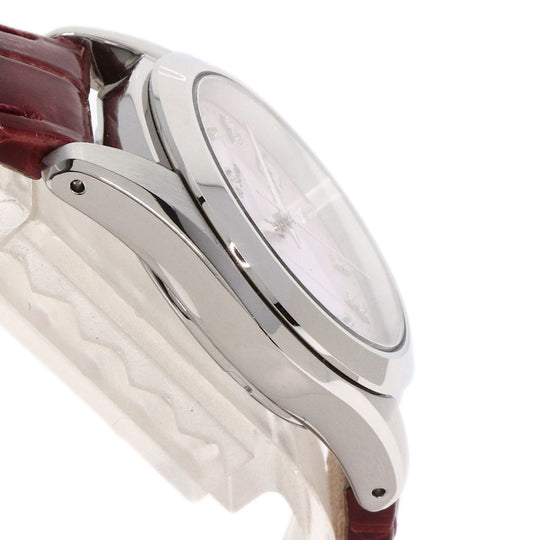 SEIKO Watches Quartz STGF295 4J52-0AB0 Stainless Steel, Leather Silver Grand Seiko Diamond Pink shell dial Women Used Authentic