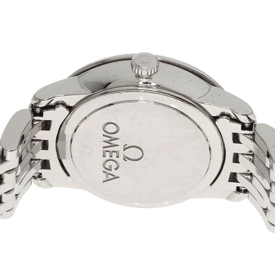 OMEGA Watches Quartz 424.10.24.60.05.001 Stainless Steel , Stainless Steel Silver De Ville Prestige White shell dial Women Used Authentic