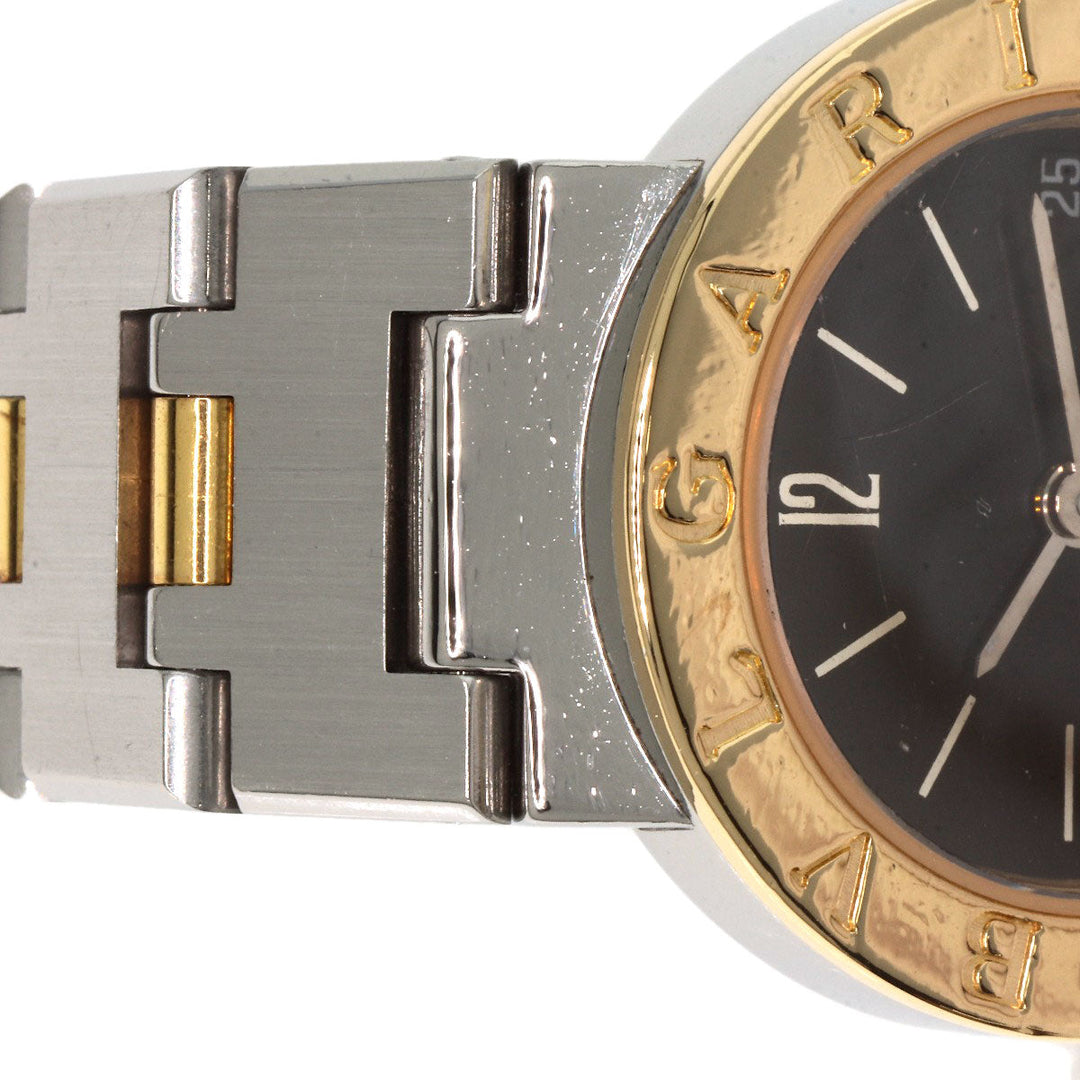 BVLGARI Watches Quartz BB23SGD Stainless Steel , Stainless Steel , K18YG Silver Bulgari Bulgari black dial Women Used Authentic