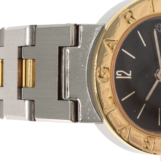 BVLGARI Watches Quartz BB23SGD Stainless Steel , Stainless Steel , K18YG Silver Bulgari Bulgari black dial Women Used Authentic