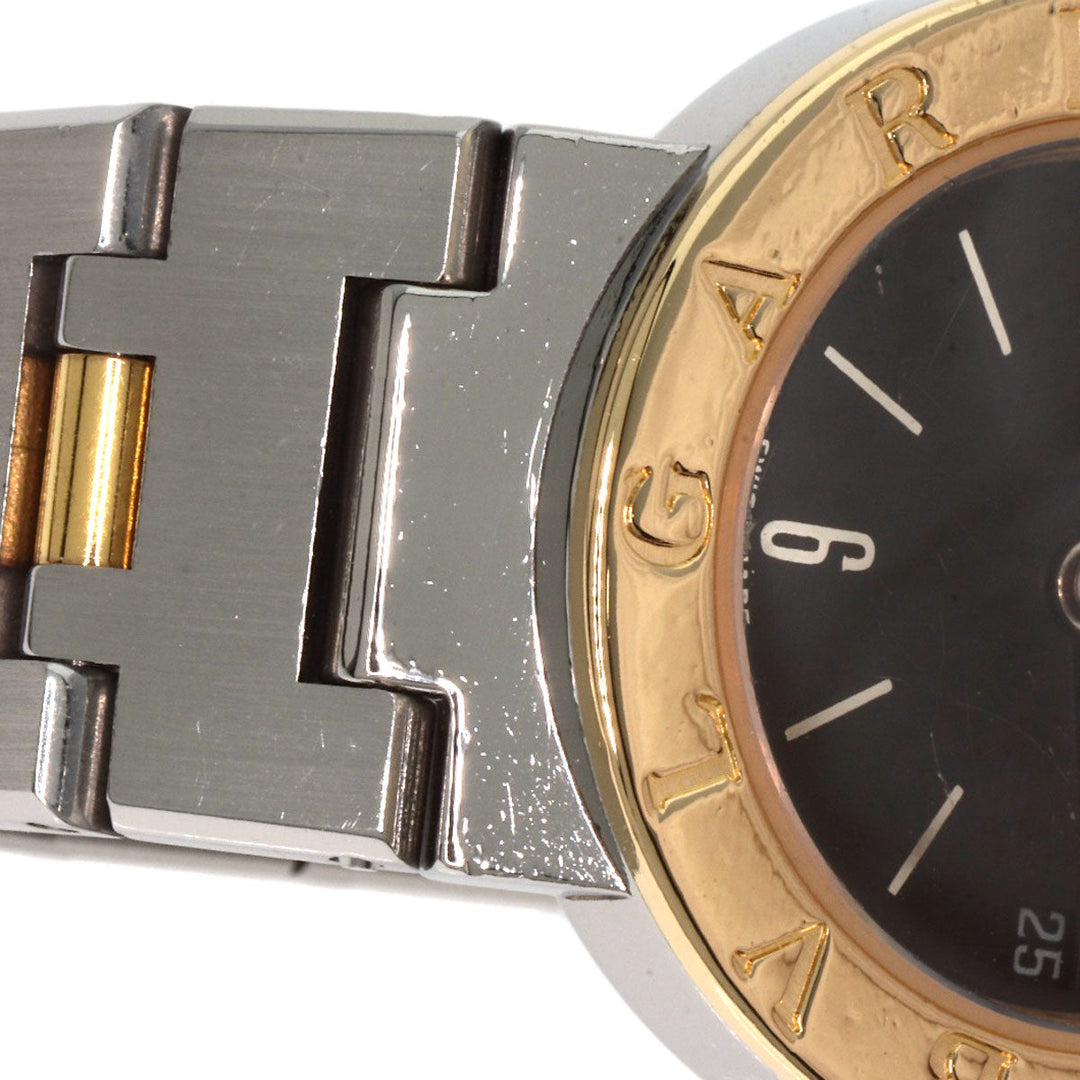 BVLGARI Watches Quartz BB23SGD Stainless Steel , Stainless Steel , K18YG Silver Bulgari Bulgari black dial Women Used Authentic