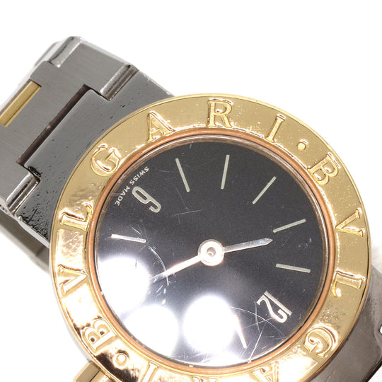 BVLGARI Watches Quartz BB23SGD Stainless Steel , Stainless Steel , K18YG Silver Bulgari Bulgari black dial Women Used Authentic