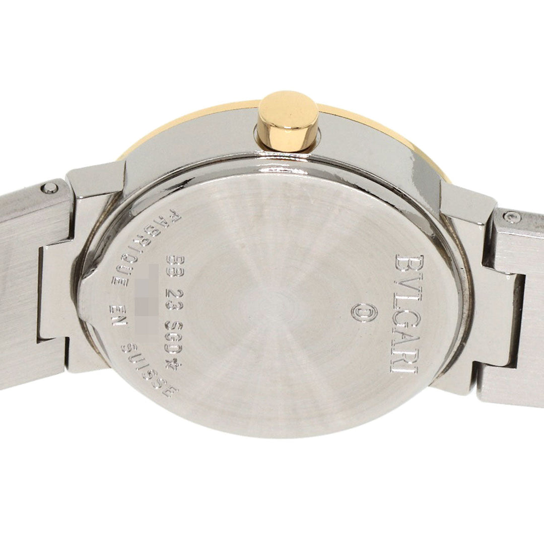 BVLGARI Watches Quartz BB23SGD Stainless Steel , Stainless Steel , K18YG Silver Bulgari Bulgari black dial Women Used Authentic