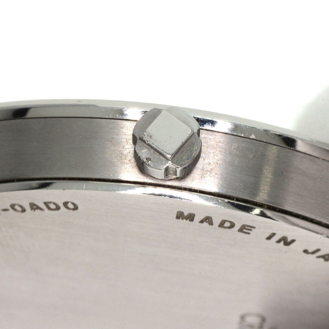 SEIKO Watches Quartz GCAT993 8J80-0AD0 Stainless Steel, Leather Silver CREDOR Node Round Silver dial mens Used Authentic