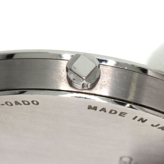 SEIKO Watches Quartz GCAT993 8J80-0AD0 Stainless Steel, Leather Silver CREDOR Node Round Silver dial mens Used Authentic