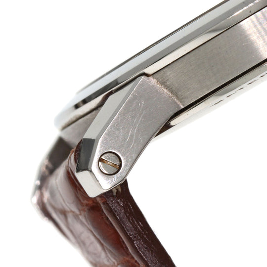 SEIKO Watches Quartz GCAT993 8J80-0AD0 Stainless Steel, Leather Silver CREDOR Node Round Silver dial mens Used Authentic