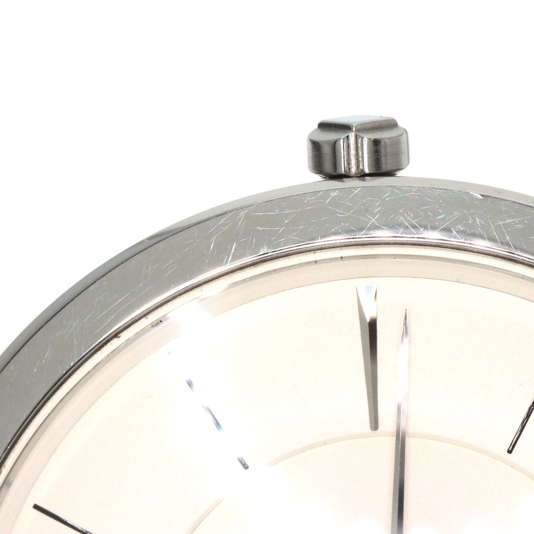 SEIKO Watches Quartz GCAT993 8J80-0AD0 Stainless Steel, Leather Silver CREDOR Node Round Silver dial mens Used Authentic