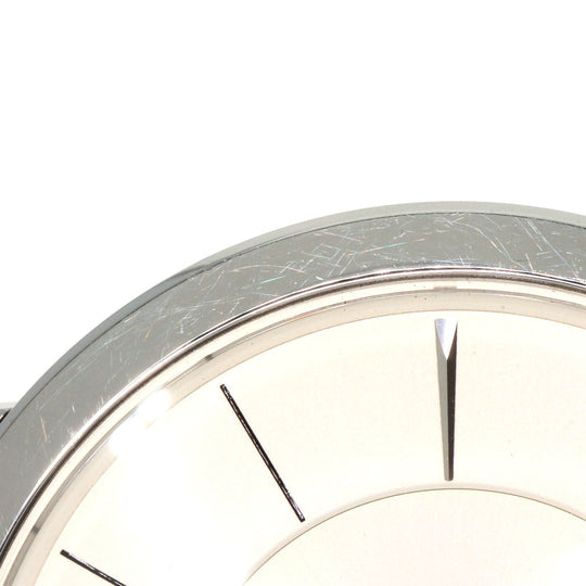 SEIKO Watches Quartz GCAT993 8J80-0AD0 Stainless Steel, Leather Silver CREDOR Node Round Silver dial mens Used Authentic