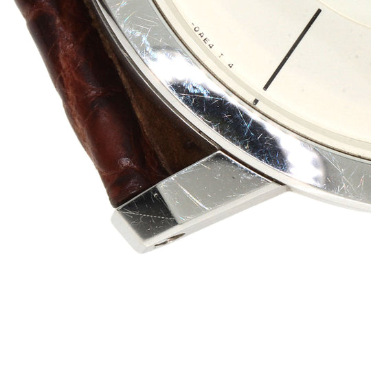 SEIKO Watches Quartz GCAT993 8J80-0AD0 Stainless Steel, Leather Silver CREDOR Node Round Silver dial mens Used Authentic