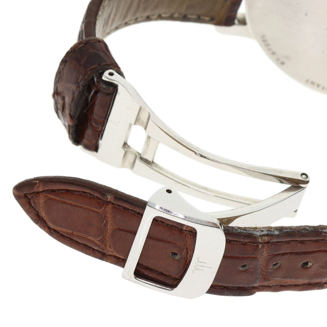 SEIKO Watches Quartz GCAT993 8J80-0AD0 Stainless Steel, Leather Silver CREDOR Node Round Silver dial mens Used Authentic