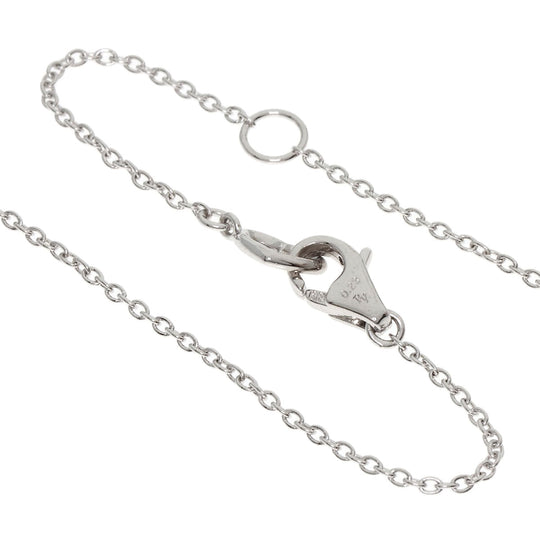Ponte Vecchio Necklace K18WG Silver Cross diamond