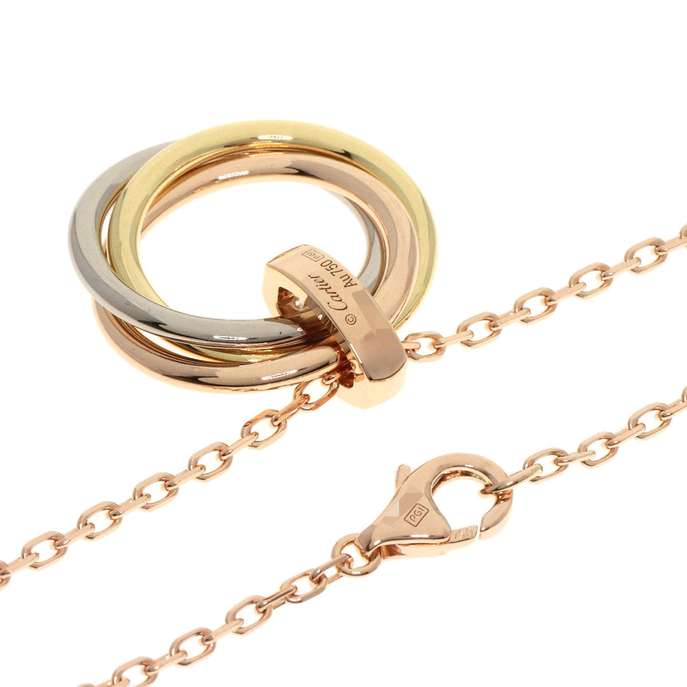 CARTIER Necklace 18K Yellow Gold gold Trinity diamond