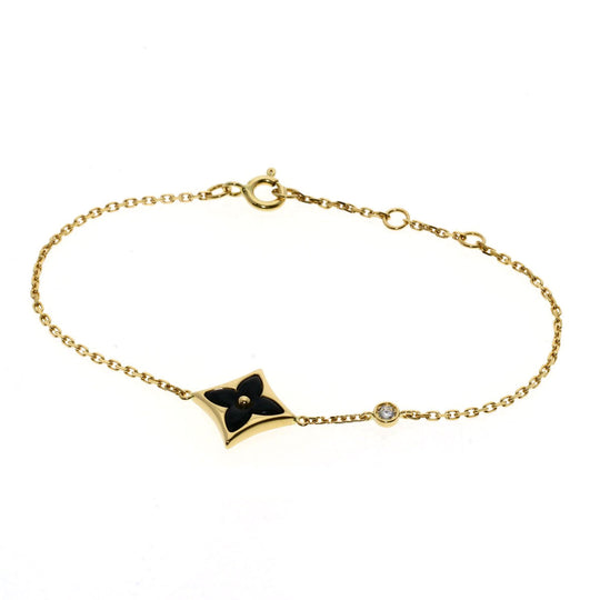 LOUIS VUITTON bracelet 18K Yellow Gold gold Bracelet Star Blossom 1P Diamond