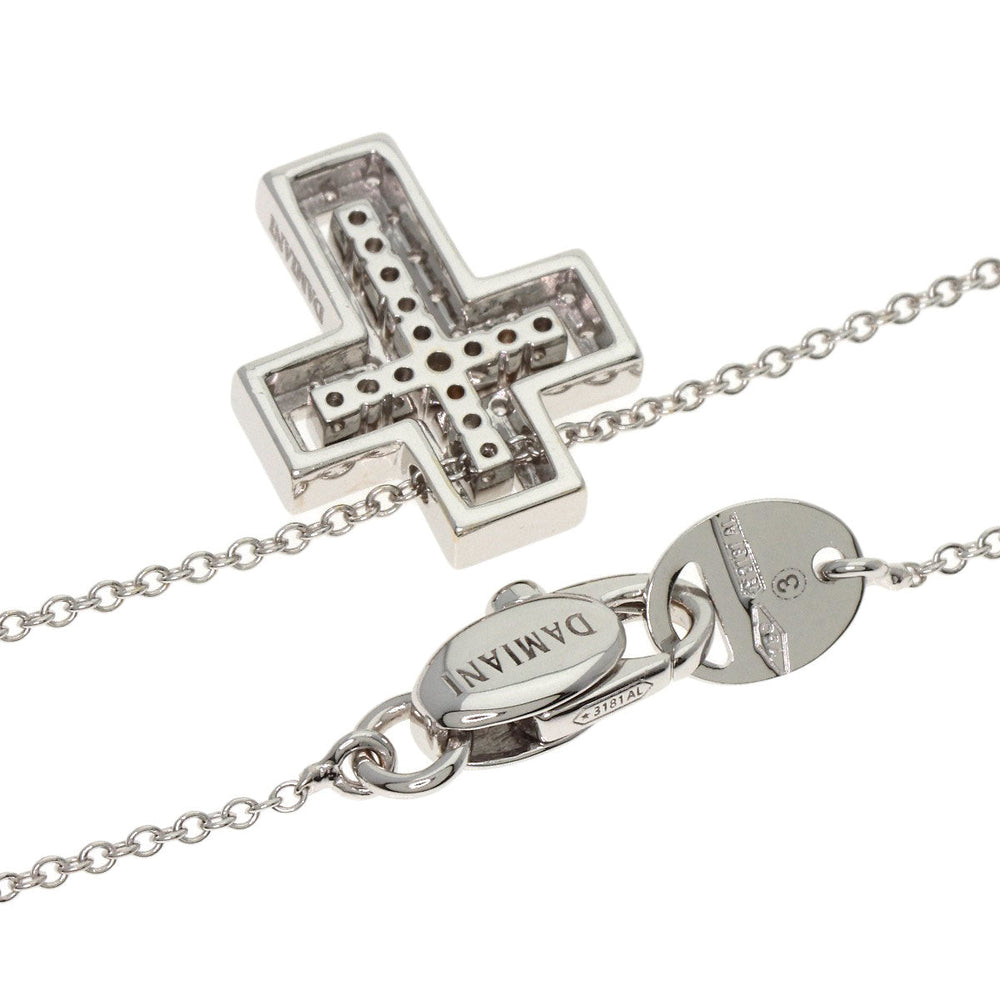 Damiani Necklace K18WG Silver Belle Epoque Diamond XXS 20083507 Women Used Authentic
