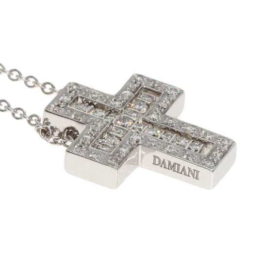 Damiani Necklace K18WG Silver Belle Epoque Diamond XXS 20083507 Women Used Authentic