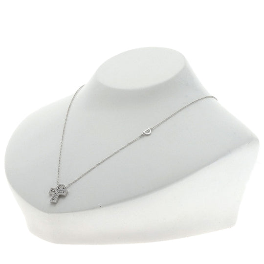 Damiani Necklace K18WG Silver Belle Epoque Diamond XXS 20083507 Women Used Authentic