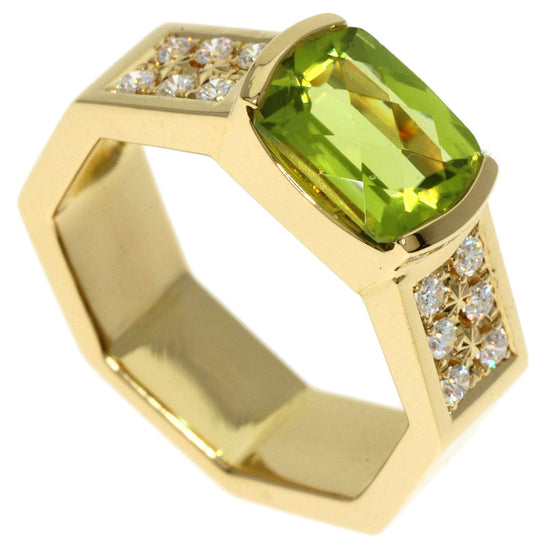 TASAKI Ring 18K Yellow Gold gold Peridot diamond
