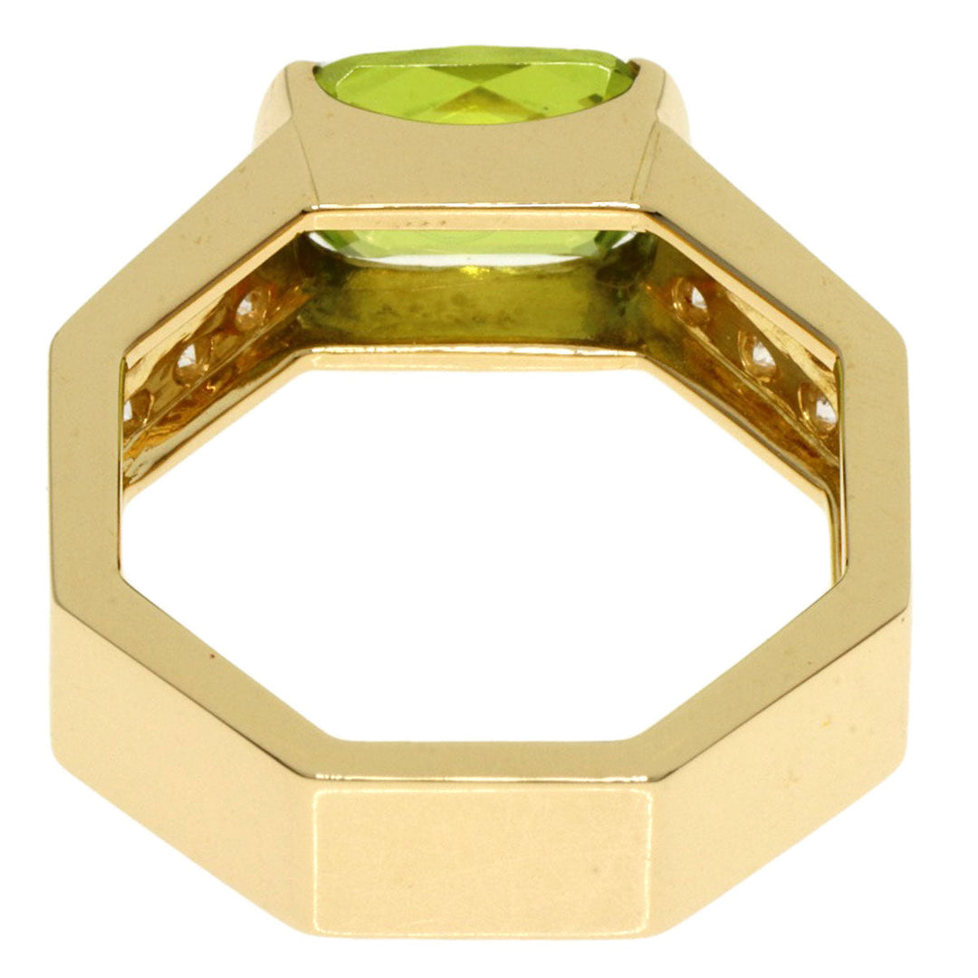 TASAKI Ring 18K Yellow Gold gold Peridot diamond