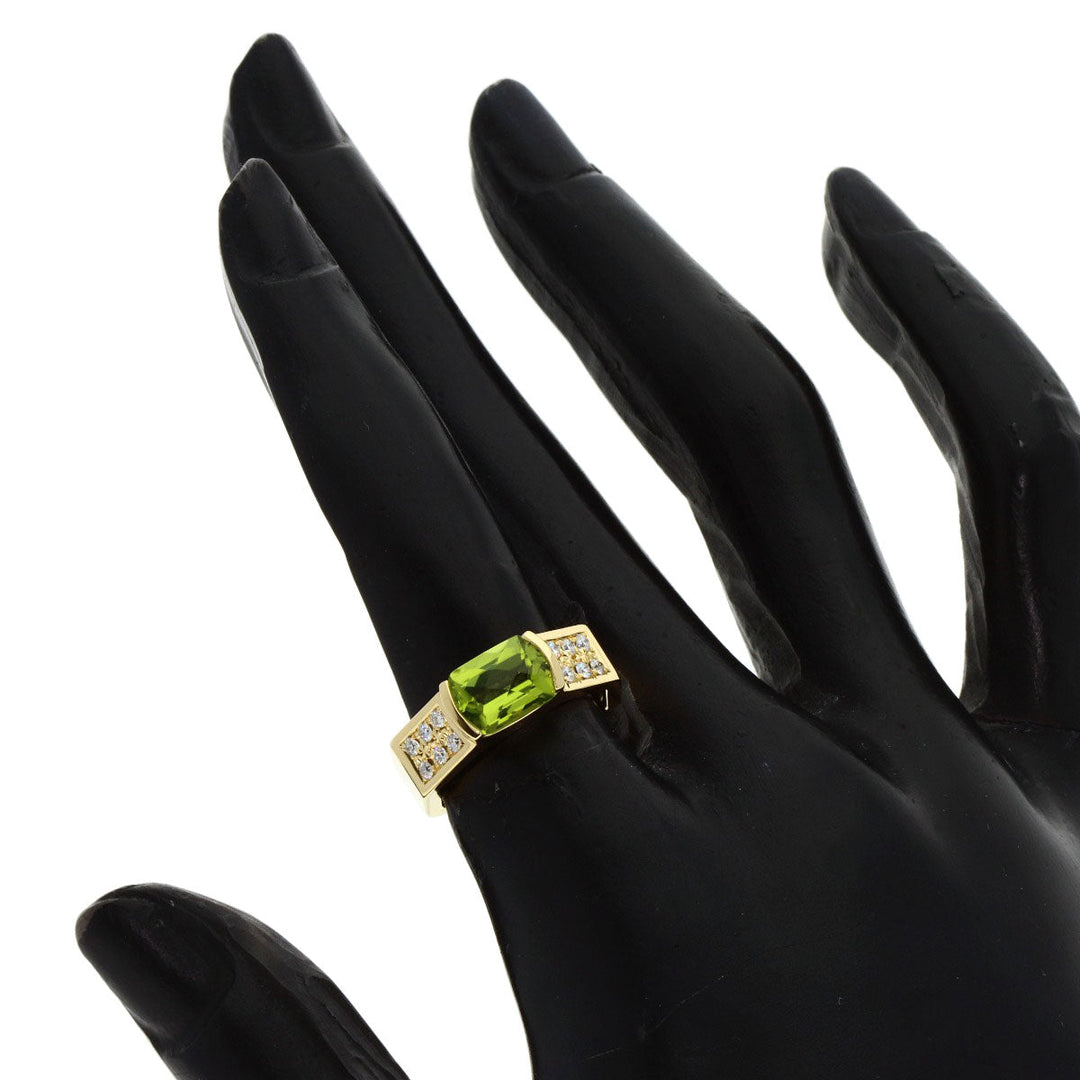 TASAKI Ring 18K Yellow Gold gold Peridot diamond