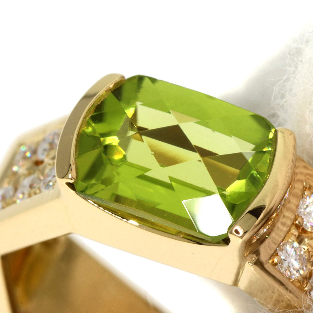 TASAKI Ring 18K Yellow Gold gold Peridot diamond