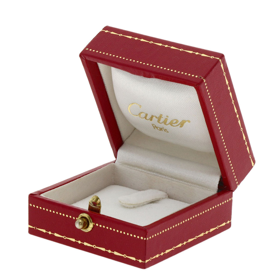 CARTIER Ring 18K Yellow Gold gold Ellipse Ruby #49