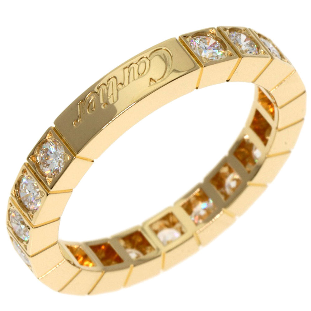 CARTIER Ring 18K Yellow Gold gold Raniere Full Diamond #52
