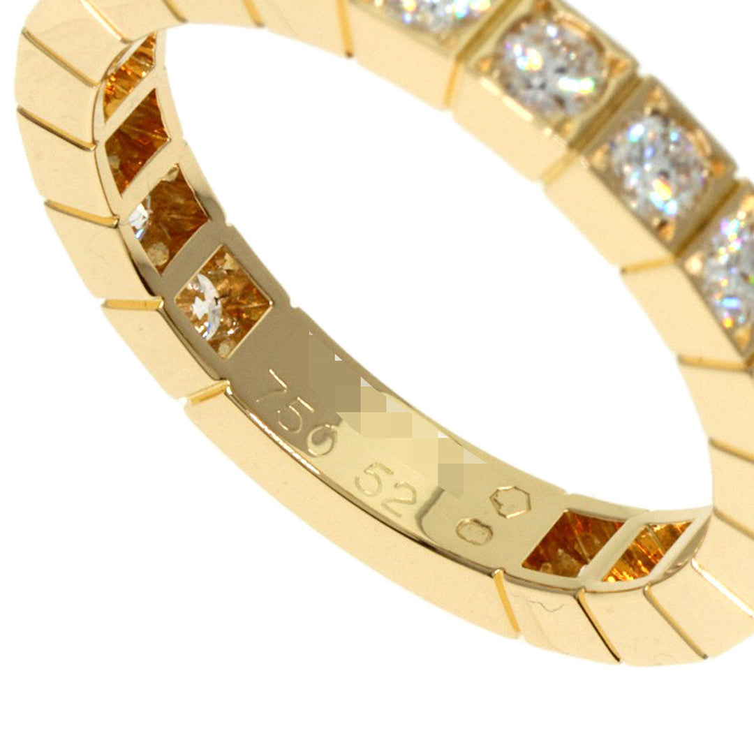 CARTIER Ring 18K Yellow Gold gold Raniere Full Diamond #52