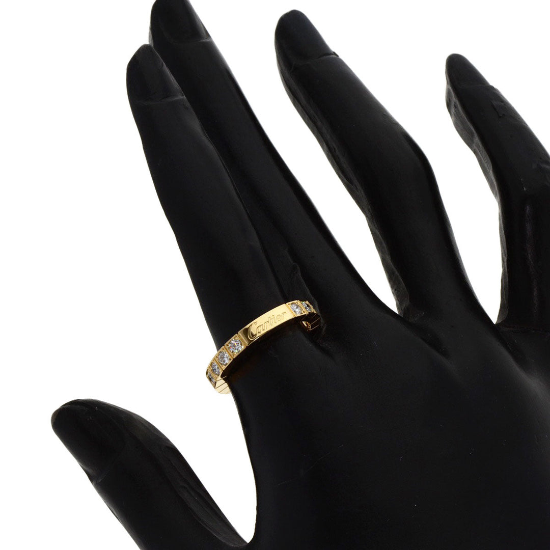 CARTIER Ring 18K Yellow Gold gold Raniere Full Diamond #52