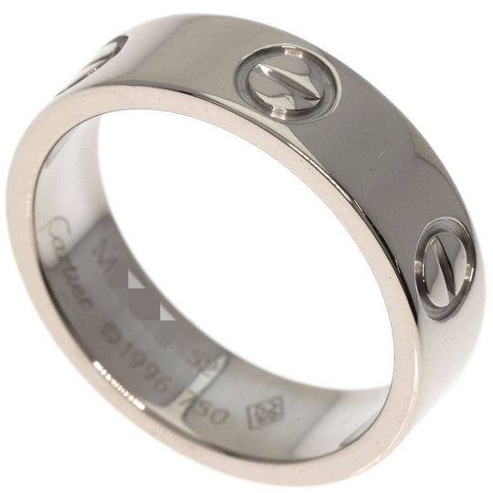 CARTIER Ring K18WG Silver Love Ring #52