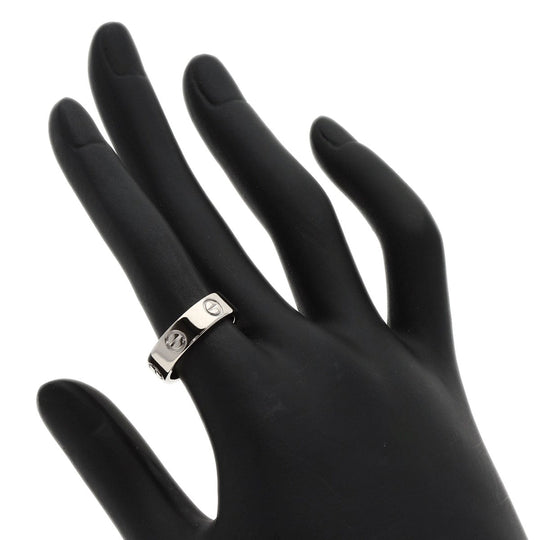 CARTIER Ring K18WG Silver Love Ring #52