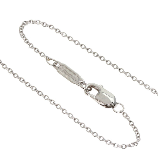 TIFFANY&Co. Necklace K18WG , K18YG gold Triple heart Women Used Authentic