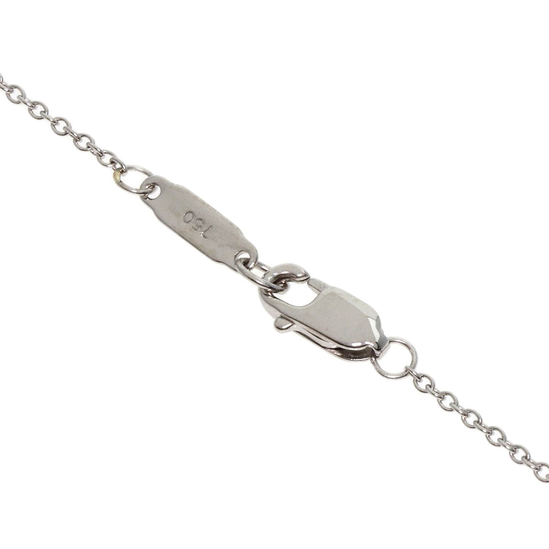 TIFFANY&Co. Necklace K18WG , K18YG gold Triple heart Women Used Authentic