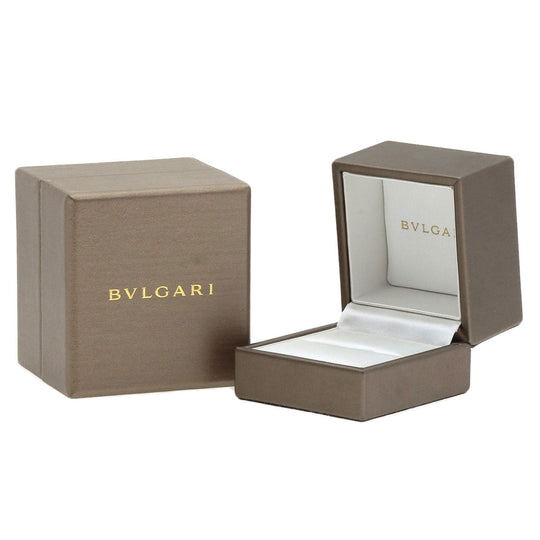 BVLGARI Ring PT950 Silver Incontro Damore Diamond Women Used Authentic