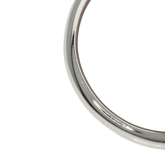 BVLGARI Ring PT950 Silver Incontro Damore Diamond Women Used Authentic