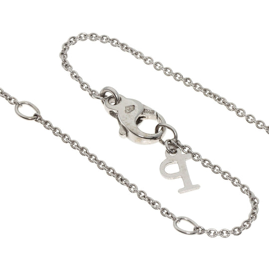 PIAGET Necklace K18WG Silver Possession Diamond Women Used Authentic