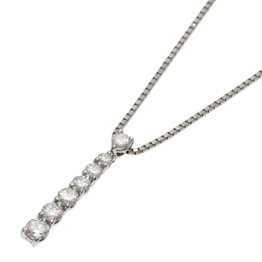 MONNICKENDAM Necklace PT900 Silver 7P Diamond