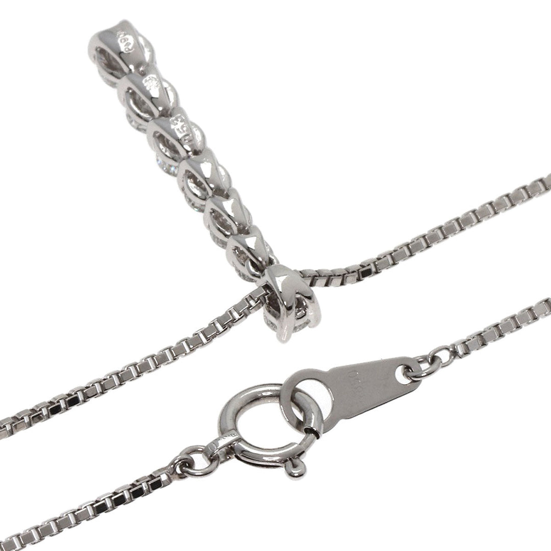 MONNICKENDAM Necklace PT900 Silver 7P Diamond
