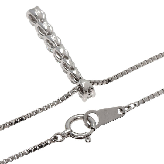 MONNICKENDAM Necklace PT900 Silver 7P Diamond