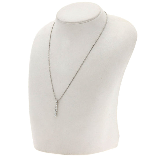 MONNICKENDAM Necklace PT900 Silver 7P Diamond