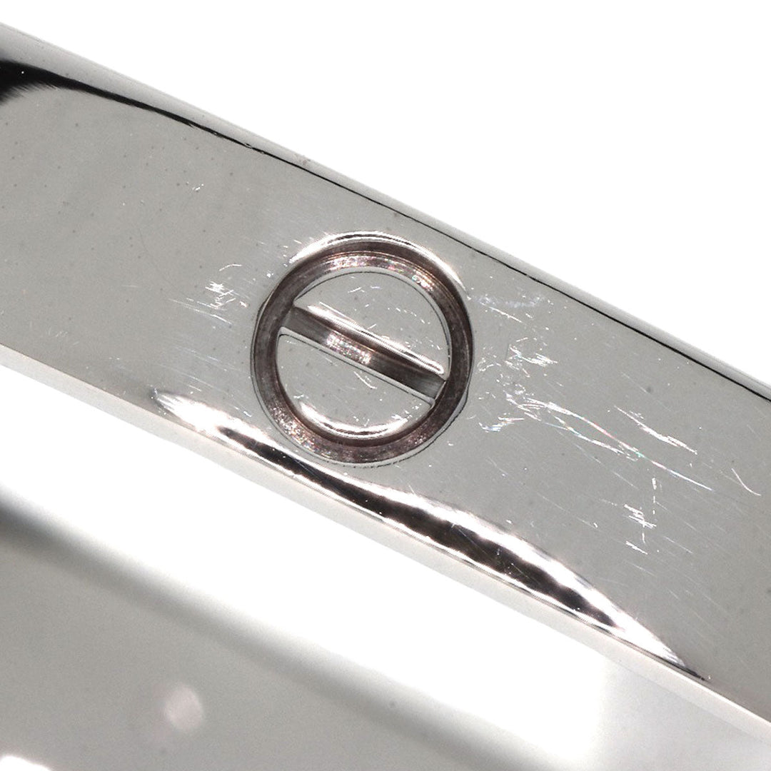 CARTIER bracelet K18WG Silver Love Bracelet with Driver #17 Women Used Authentic