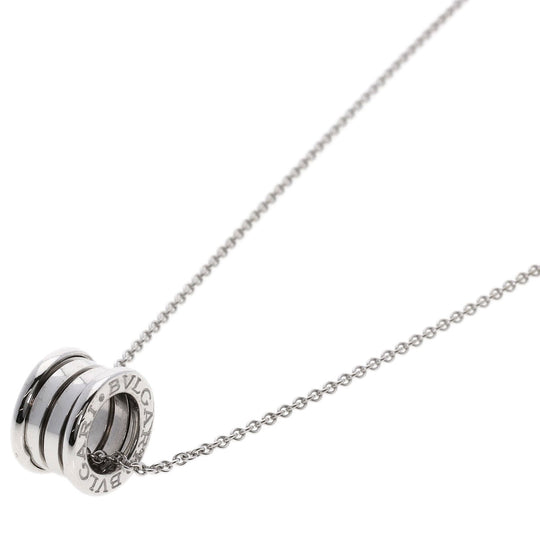 BVLGARI Necklace K18WG Silver B-zero1 B-zero one