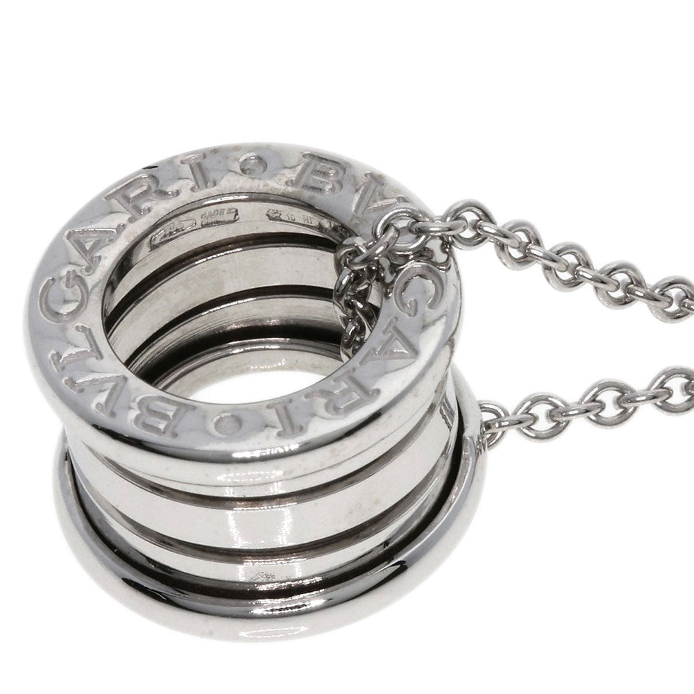 BVLGARI Necklace K18WG Silver B-zero1 B-zero one